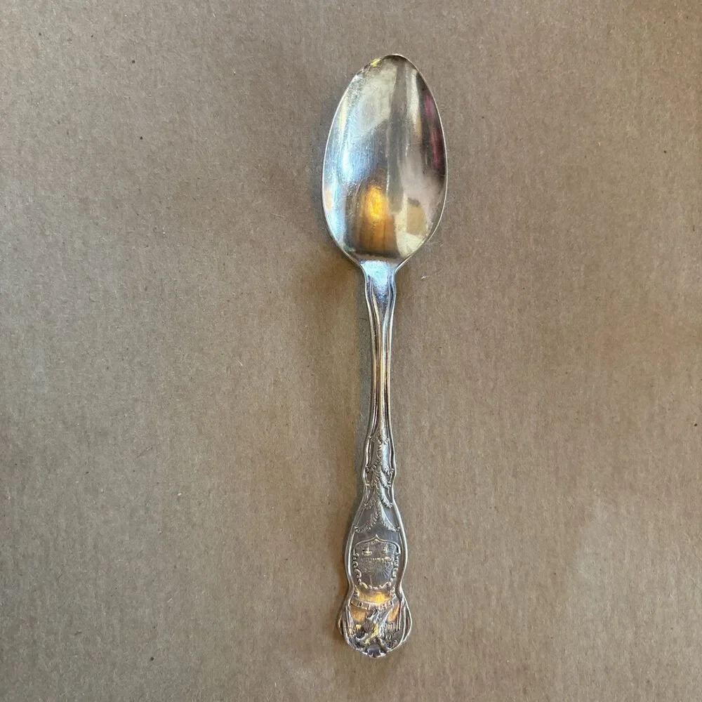 Wm Rogers And Sons Vintage Ohio Souvenir Commemorative Spoon Silver Plate